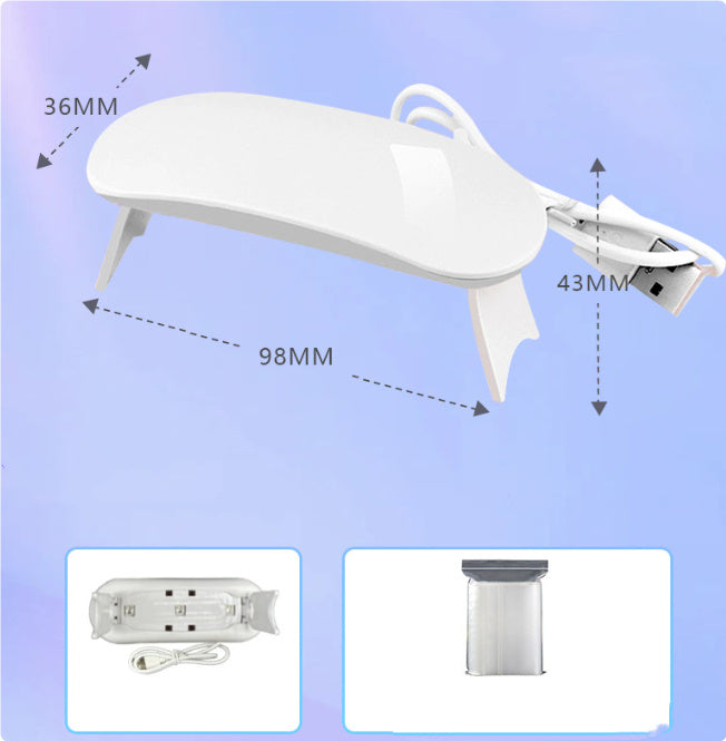 Light Therapy Machine USB Nail Light LED Portable 6W - Horizon Good