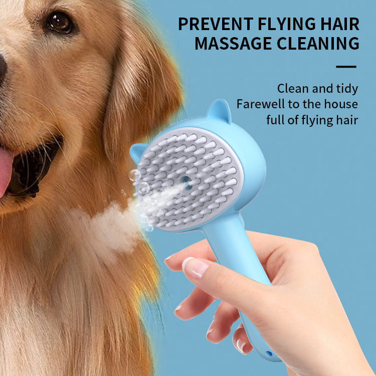 Hair Cleaning Brush With Mist Multifunctional Cat Grooming Brush Rechargeable Self Cleaning Slicker Brush For Pets Dogs & Catsb Pet Products - Horizon Good