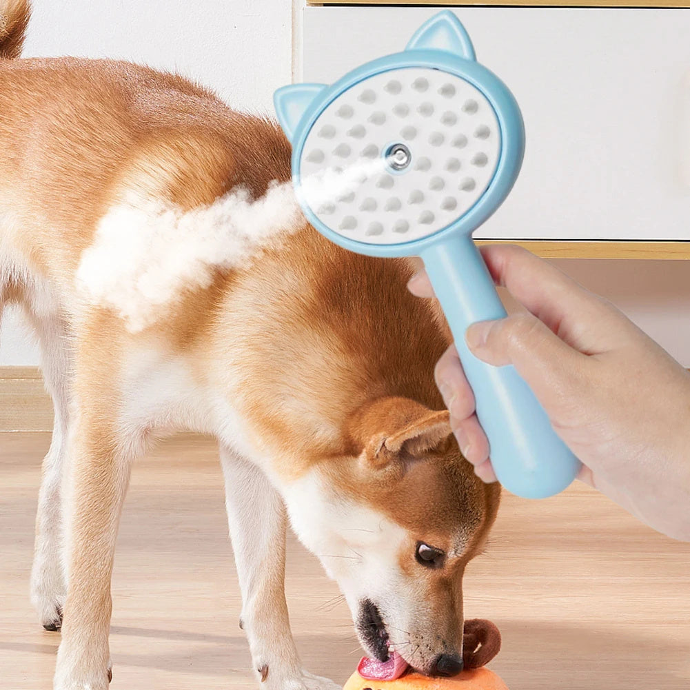 Hair Cleaning Brush With Mist Multifunctional Cat Grooming Brush Rechargeable Self Cleaning Slicker Brush For Pets Dogs & Catsb Pet Products - Horizon Good