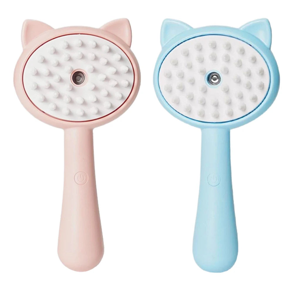 Hair Cleaning Brush With Mist Multifunctional Cat Grooming Brush Rechargeable Self Cleaning Slicker Brush For Pets Dogs & Catsb Pet Products - Horizon Good